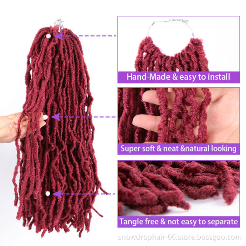 synthetic hair extensions long dreadlocs loc faux wholesale 24 long extended crochet hair 26 inch  locs